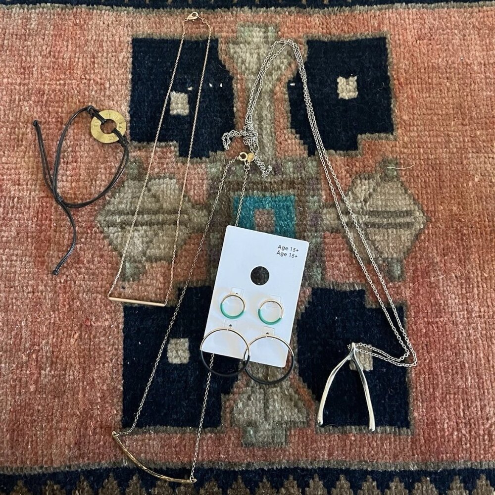 Assorted Lot Of Jewelry Necklaces and Earrings